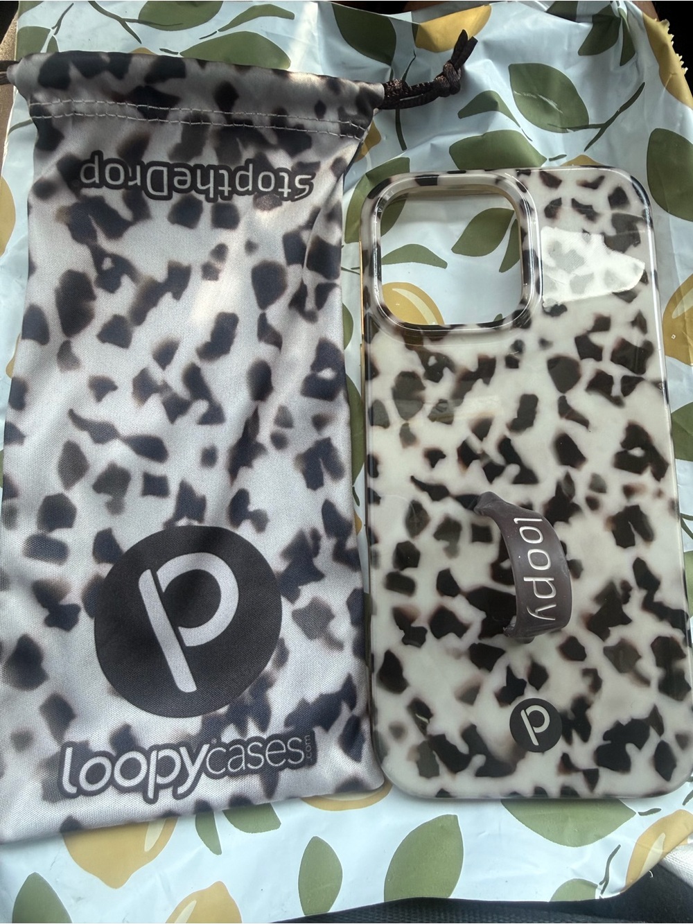 Loopy case, blonde tortoise  iPhone 16 Pro Max